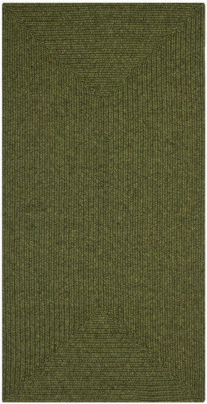 Safavieh Braided Area Rug - Stylish Green Design For Indoor/Outdoor Spaces, Perfect For Comfort And Elegance Green Polypropylene Pile Brd315a-10r