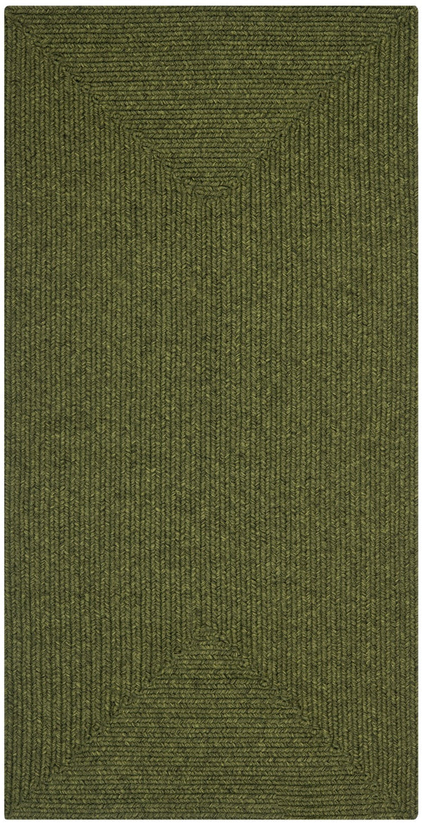 Safavieh Braided Area Rug - Stylish Green Design For Indoor/Outdoor Spaces, Perfect For Comfort And Elegance Green Polypropylene Pile Brd315a-10r