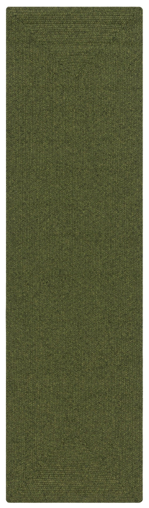 Safavieh Braided Area Rug - Stylish Green Design For Indoor/Outdoor Spaces, Perfect For Comfort And Elegance Green Polypropylene Pile Brd315a-10r