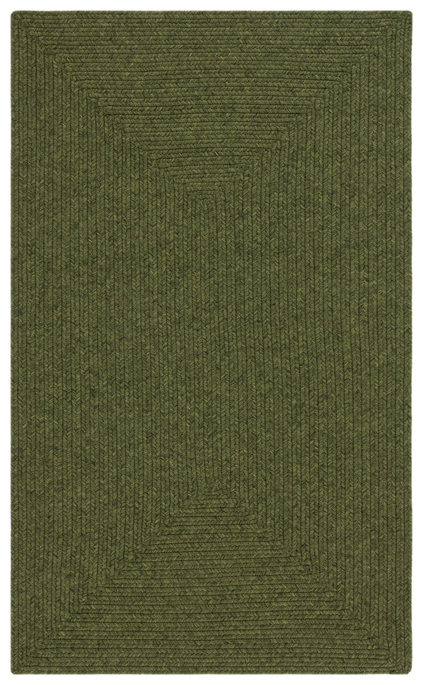 Safavieh Braided Area Rug - Stylish Green Design For Indoor/Outdoor Spaces, Perfect For Comfort And Elegance Green Polypropylene Pile Brd315a-10r