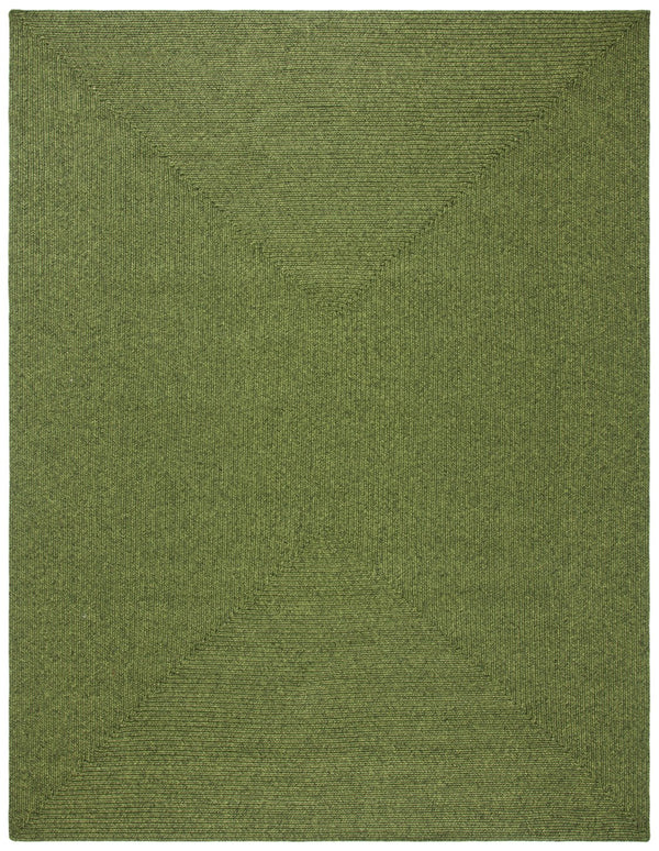 Safavieh Braided Area Rug - Stylish Green Design For Indoor/Outdoor Spaces, Perfect For Comfort And Elegance Green Polypropylene Pile Brd315a-10r