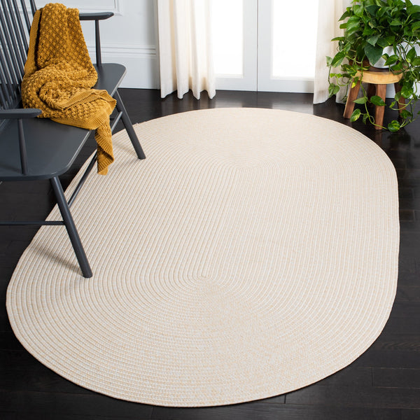Safavieh Braided Area Rug - Stylish Green Design For Indoor/Outdoor Spaces, Perfect For Comfort And Elegance Ivory ,Beige Polypropylene Pile Brd315b-214