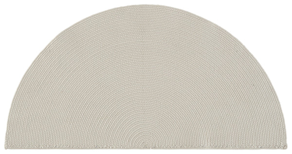 Safavieh Braided Cream Accent Rug — Low-Profile Hand-Woven Polypropylene, Indoor/Outdoor Durable Texture 2'-0" x 4'-0" BRD315C-24HM