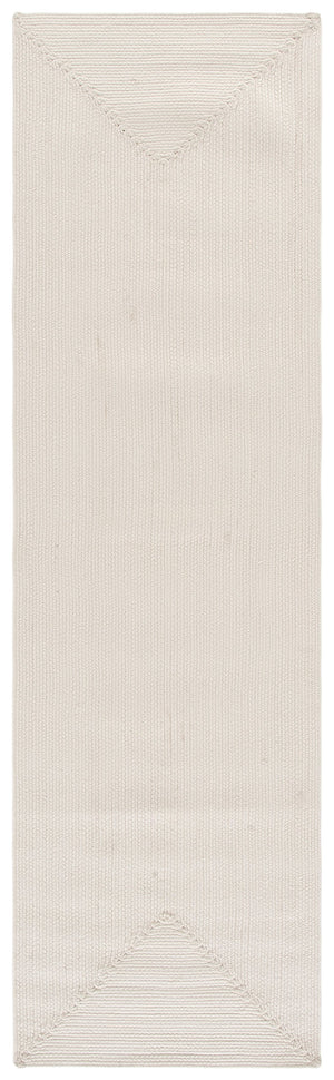 Safavieh Braided Cream Accent Rug — Low-Profile Hand-Woven Polypropylene, Indoor/Outdoor Durable Texture 2'-0" x 4'-0" BRD315C-24HM