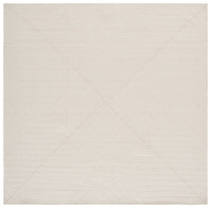 Safavieh Braided Hand‑Woven Cream Area Rug — Durable Polypropylene Low‑Profile Braided Design For Indoors Outdoors 6'-0" x 6'-0" BRD315C-6SQ