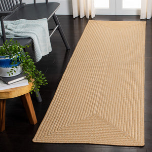 Safavieh Braided Area Rug - Stylish Green Design For Indoor/Outdoor Spaces, Perfect For Comfort And Elegance Beige ,Tan Polypropylene Pile Brd315d-4sq
