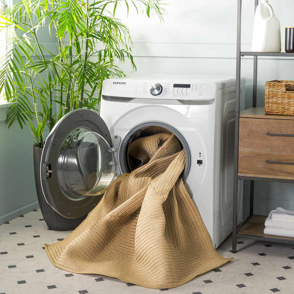 Safavieh Braided Area Rug - Stylish Green Design For Indoor/Outdoor Spaces, Perfect For Comfort And Elegance Beige ,Tan Polypropylene Pile Brd315d-4sq