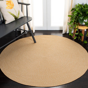 Safavieh Braided Area Rug - Stylish Green Design For Indoor/Outdoor Spaces, Perfect For Comfort And Elegance Beige ,Tan Polypropylene Pile Brd315d-4sq
