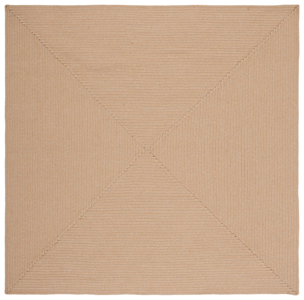 Safavieh Braided Area Rug - Stylish Green Design For Indoor/Outdoor Spaces, Perfect For Comfort And Elegance Beige ,Tan Polypropylene Pile Brd315d-4sq