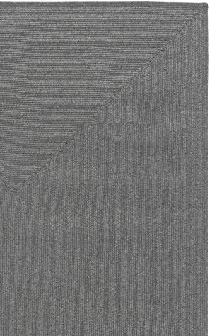 Safavieh Braided Dark Grey Indoor/Outdoor Area Rug — Low-Profile Braided Polypropylene, Durable Washable Texture 8'-0" x 10'-0" BRD315G-8