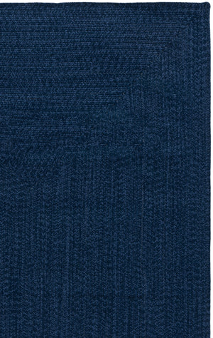 Safavieh Braided Hand-Woven Oval Navy Rug — Durable Polypropylene, Low-Profile 1/4" Pile, Indoor/Outdoor Elegance 6'-0" x 8'-0" BRD315N-68OV