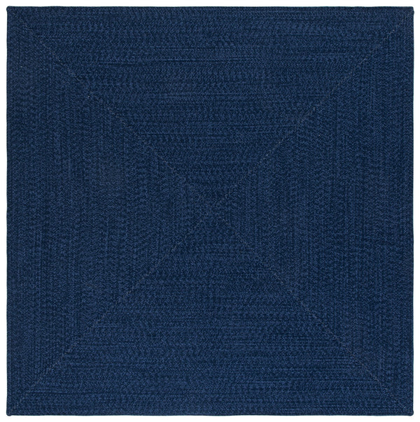 Safavieh Braided Navy Braided Accent Rug 24X36 Compact Hand-Woven Polypropylene Low-Profile Washable Decor 2'-0" x 3'-0" BRD315N-2