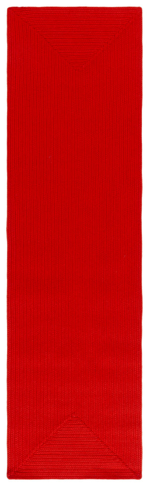 Safavieh Braided Area Rug - Stylish Green Design For Indoor/Outdoor Spaces, Perfect For Comfort And Elegance Rust Polypropylene Pile Brd315p-6