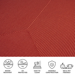 Safavieh Braided Area Rug - Stylish Green Design For Indoor/Outdoor Spaces, Perfect For Comfort And Elegance Rust Polypropylene Pile Brd315p-6