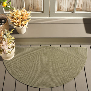 Safavieh Braided Area Rug - Stylish Green Design For Indoor/Outdoor Spaces, Perfect For Comfort And Elegance Sage Polypropylene Pile Brd315w-6ov
