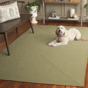 Safavieh Braided Area Rug - Stylish Green Design For Indoor/Outdoor Spaces, Perfect For Comfort And Elegance Sage Polypropylene Pile Brd315w-6ov