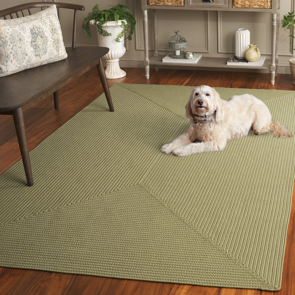 Safavieh Braided Area Rug - Stylish Green Design For Indoor/Outdoor Spaces, Perfect For Comfort And Elegance Sage Polypropylene Pile Brd315w-6ov