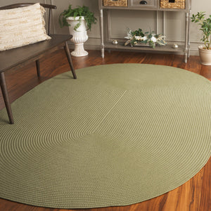 Safavieh Braided Area Rug - Stylish Green Design For Indoor/Outdoor Spaces, Perfect For Comfort And Elegance Sage Polypropylene Pile Brd315w-6ov