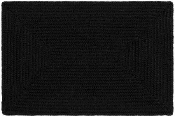 Safavieh Braided Area Rug - Stylish Green Design For Indoor/Outdoor Spaces, Perfect For Comfort And Elegance Black Polypropylene Pile Brd315z-6r