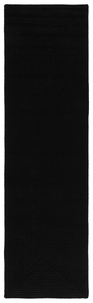 Safavieh Braided Area Rug - Stylish Green Design For Indoor/Outdoor Spaces, Perfect For Comfort And Elegance Black Polypropylene Pile Brd315z-6r