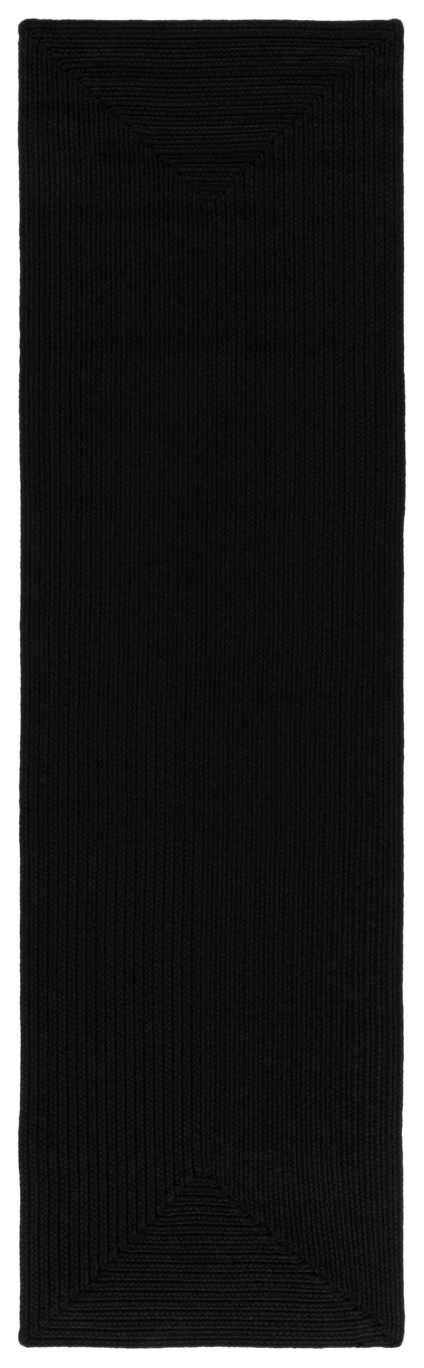 Safavieh Braided Area Rug - Stylish Green Design For Indoor/Outdoor Spaces, Perfect For Comfort And Elegance Black Polypropylene Pile Brd315z-6r