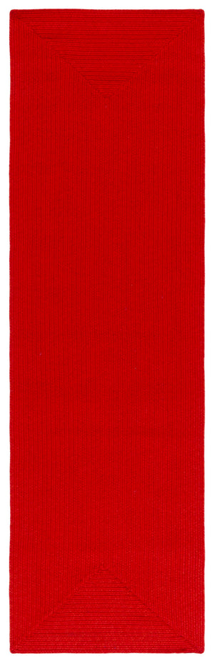 Safavieh Braided Indoor/Outdoor Area Rug - Elegant Rust Red Design For Hallways And Living Spaces Decor Rust ,Red Polypropylene Pile Brd317p-3ov