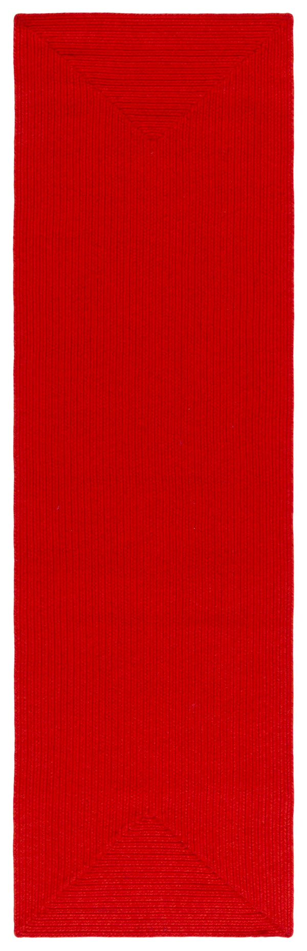 Safavieh Braided Indoor/Outdoor Area Rug - Elegant Rust Red Design For Hallways And Living Spaces Decor Rust ,Red Polypropylene Pile Brd317p-3ov