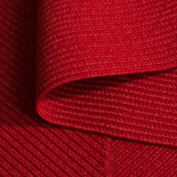 Safavieh Braided Indoor/Outdoor Area Rug - Elegant Rust Red Design For Hallways And Living Spaces Decor Rust ,Red Polypropylene Pile Brd317p-3ov