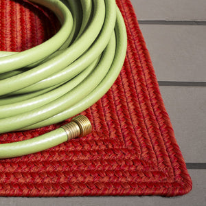 Safavieh Braided Indoor/Outdoor Area Rug - Elegant Rust Red Design For Hallways And Living Spaces Decor Rust ,Red Polypropylene Pile Brd317p-3ov