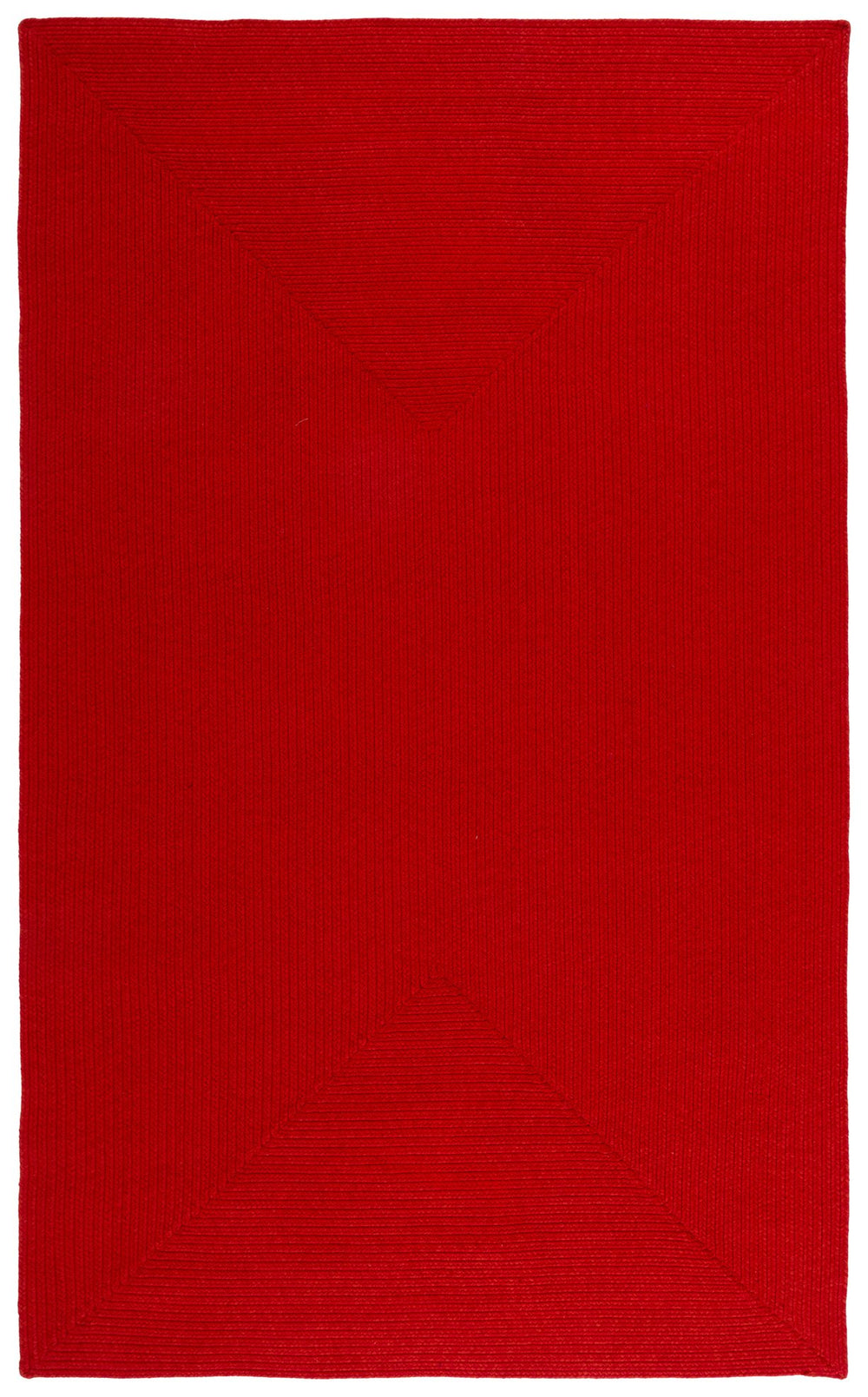 Safavieh Braided Indoor/Outdoor Area Rug - Elegant Rust Red Design For Hallways And Living Spaces Decor Rust ,Red Polypropylene Pile Brd317p-3ov