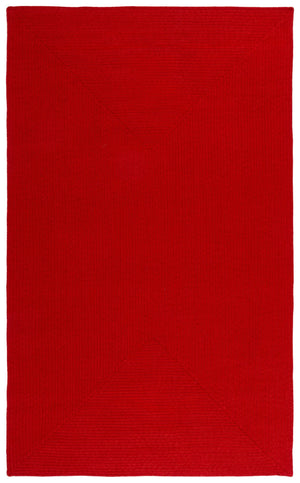 Safavieh Braided Indoor/Outdoor Area Rug - Elegant Rust Red Design For Hallways And Living Spaces Decor Rust ,Red Polypropylene Pile Brd317p-3ov