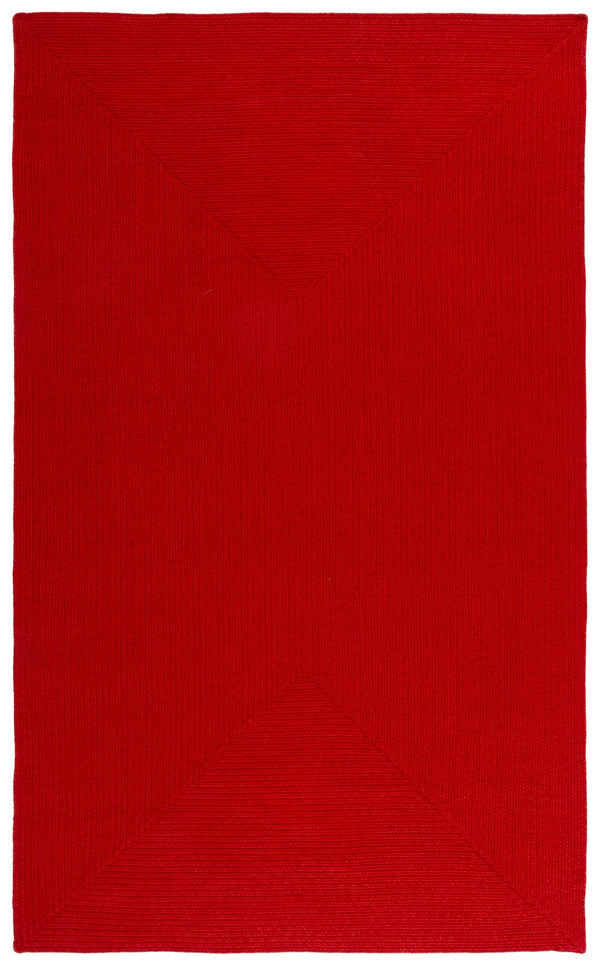 Safavieh Braided Indoor/Outdoor Area Rug - Elegant Rust Red Design For Hallways And Living Spaces Decor Rust ,Red Polypropylene Pile Brd317p-3ov