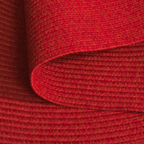 Safavieh Braided Indoor/Outdoor Area Rug - Elegant Rust Red Design For Hallways And Living Spaces Decor Rust ,Red Polypropylene Pile Brd317p-3ov