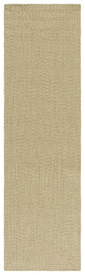 Safavieh Braided Indoor/Outdoor Area Rug - Elegant Rust Red Design For Hallways And Living Spaces Decor Sage Polypropylene Pile Brd317w-4sq