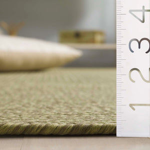 Safavieh Braided Indoor/Outdoor Area Rug - Elegant Rust Red Design For Hallways And Living Spaces Decor Sage Polypropylene Pile Brd317w-4sq