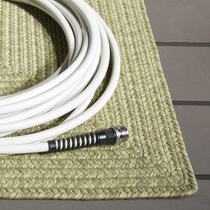 Safavieh Braided Indoor/Outdoor Area Rug - Elegant Rust Red Design For Hallways And Living Spaces Decor Sage Polypropylene Pile Brd317w-4sq