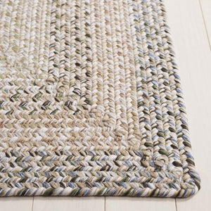 Safavieh Braided Area Rug - Elegant Hand-woven Design For Indoor And Outdoor Spaces, Durable & Washable Quality Beige ,Light Grey Polypropylene Pile Brd321b-5ov