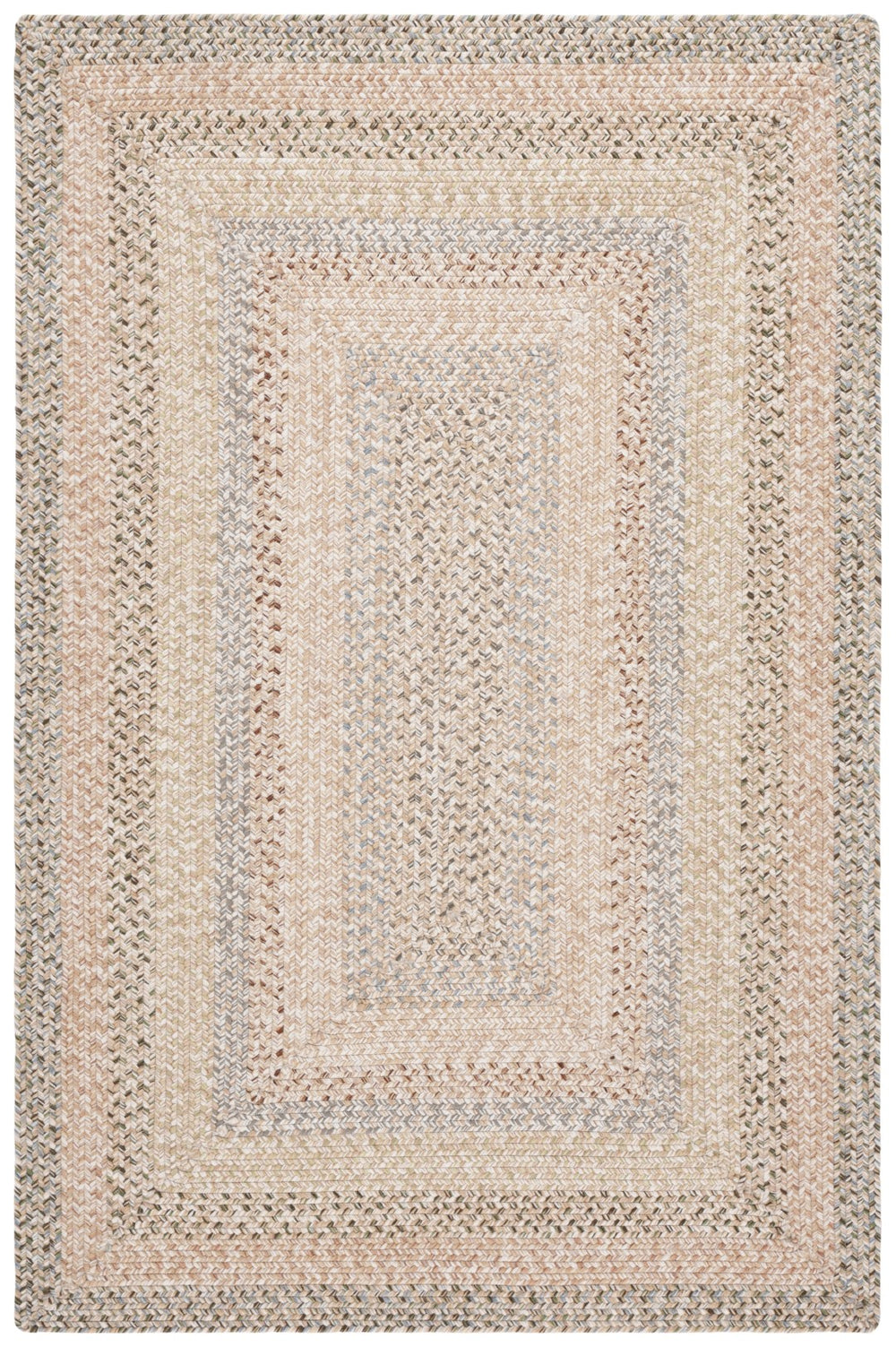 Safavieh Braided Rugs 321b Beige / Light Grey Beige ,Light Grey Polypropylene Pile Brd321b-3ov