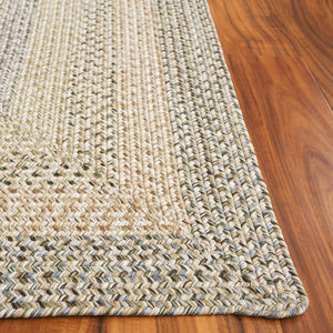 Safavieh Braided Area Rug - Elegant Hand-woven Design For Indoor And Outdoor Spaces, Durable & Washable Quality Beige ,Light Grey Polypropylene Pile Brd321b-5ov
