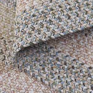 Safavieh Braided Area Rug - Elegant Hand-woven Design For Indoor And Outdoor Spaces, Durable & Washable Quality Beige ,Light Grey Polypropylene Pile Brd321b-5ov