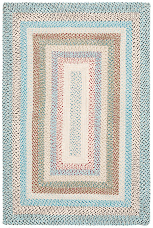 Safavieh Braided Rugs 322b Beige / Light Blue Beige ,Light Blue Polypropylene Pile Brd322b-4