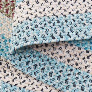 Safavieh Braided Area Rug – Handwoven Beige And Light Blue Design For Indoor/Outdoor Elegance And Comfort Beige ,Light Blue Polypropylene Pile Brd322b-5ov
