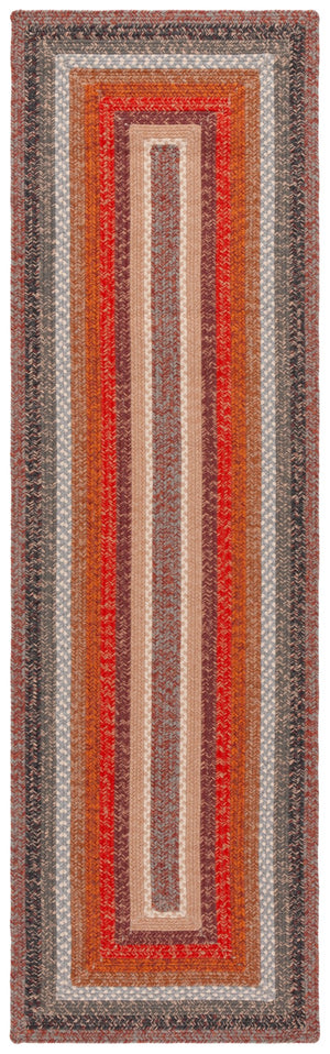 Safavieh Braided Rugs 323t Brown / Rust Brown ,Rust Polypropylene Pile Brd323t-2