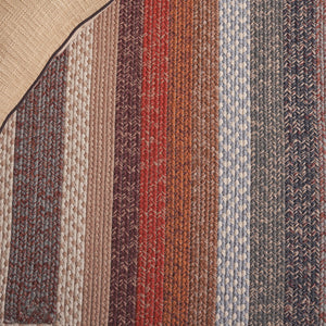 Safavieh Braided Area Rug - Timeless Elegance In Navy And Green, Hand-woven For Indoor & Outdoor Durability Brown ,Rust Polypropylene Pile Brd323t-5ov