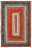 Braided Hand Woven Coastal Geometric Rug – Stylish Indoor/Outdoor Area Rug for Any Space