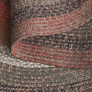 Safavieh Braided Area Rug - Timeless Elegance In Navy And Green, Hand-woven For Indoor & Outdoor Durability Brown ,Rust Polypropylene Pile Brd323t-5ov