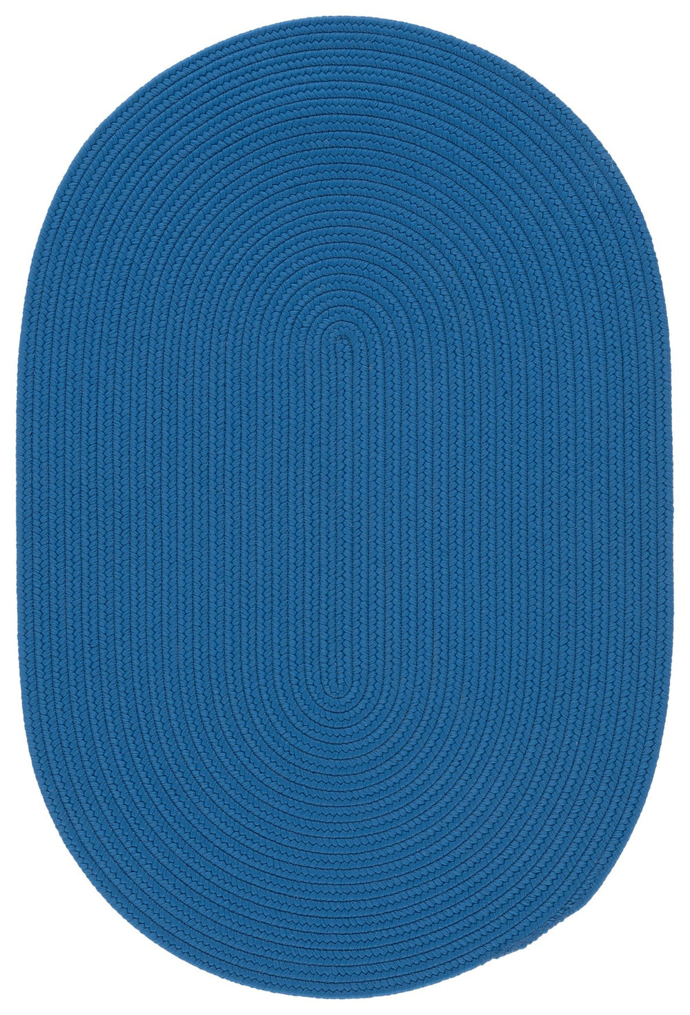 Safavieh Braided Hand-Loomed Blue Area Rug — Soft Low Pile, Durable Polypropylene Blend, Coastal Accent Rug 5'-0" x 8'-0" BRD375N-5OV