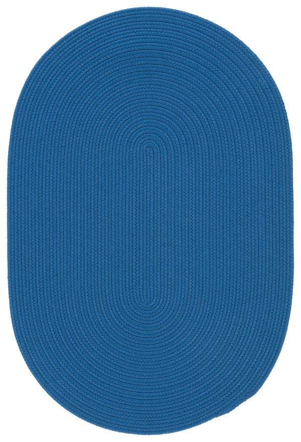 Safavieh Braided Hand-Loomed Blue Area Rug — Soft Low Pile, Durable Polypropylene Blend, Coastal Accent Rug 5'-0" x 8'-0" BRD375N-5OV