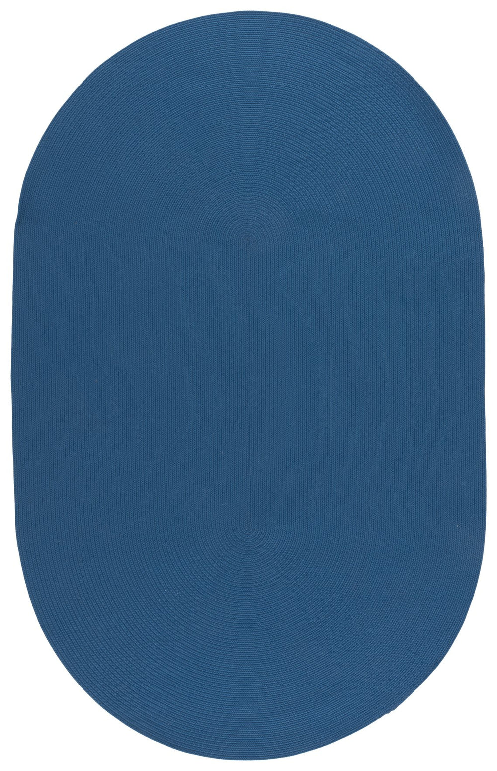 Safavieh Braided Hand-Loomed Blue Area Rug — Soft Low Pile, Durable Polypropylene Blend, Coastal Accent Rug 5'-0" x 8'-0" BRD375N-5OV