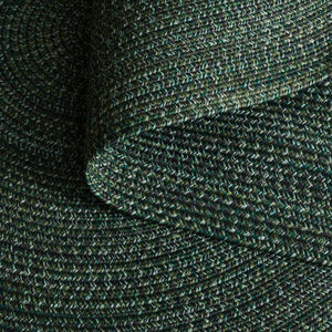 Safavieh Braided 6X9 Oval Green Area Rug — Hand-Loomed Braided Poly Blend, Low-Profile 3/8" Pile, Durable Style BRD376Y-6OV